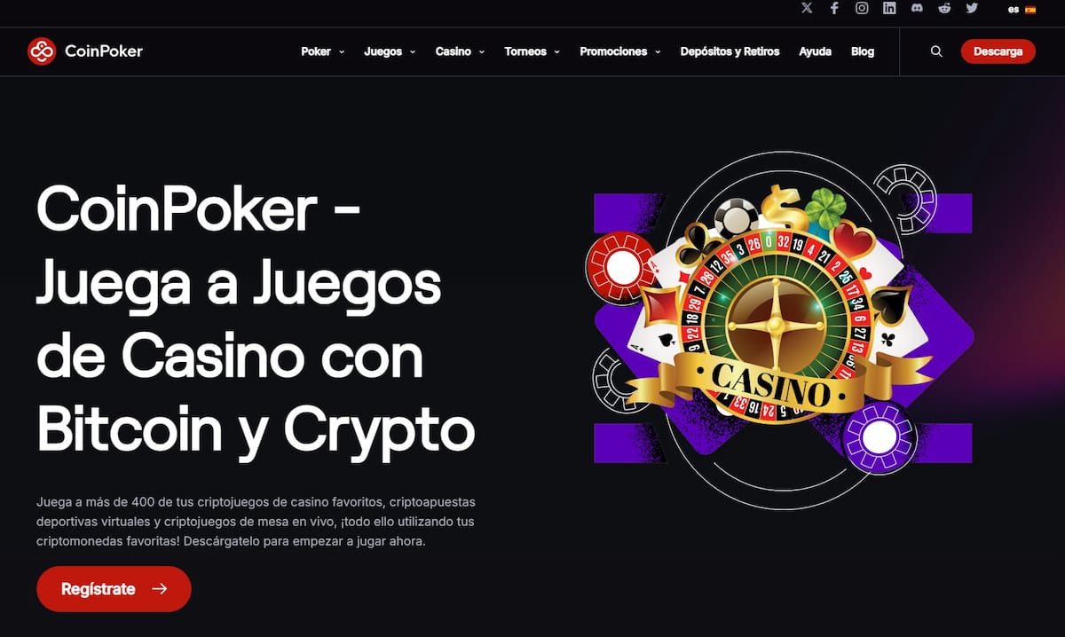 CoinPoker, Mejores casinos con Bitcoin Póker