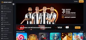 Instant Casino casinos que aceptan Mastercard