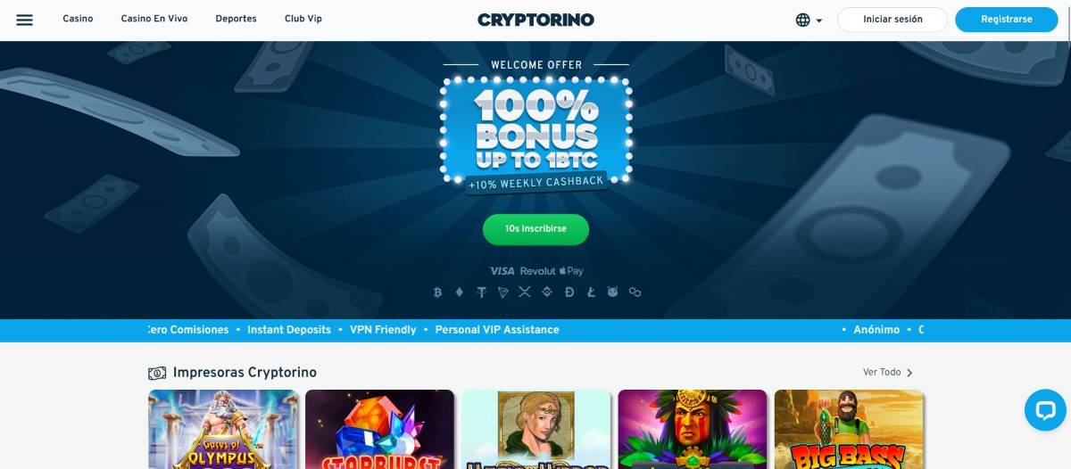 Ripple casino Cryptorino