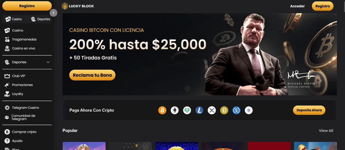 Ripple casino Lucky Block